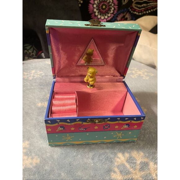 Vintage Sanrio Music Jewelry Box Tweedle Dee Dee Bear - Picture 6 of 10